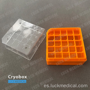 Cryobox de plástico para el almacenamiento de CryoTube